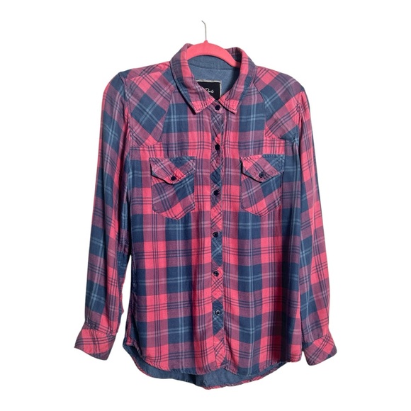 Rails Kendra Plaid Flannel Button Front Shirt - Picture 1 of 11